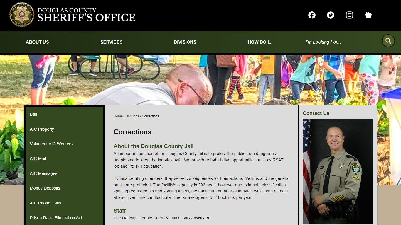 Corrections | Douglas County Sheriff, OR