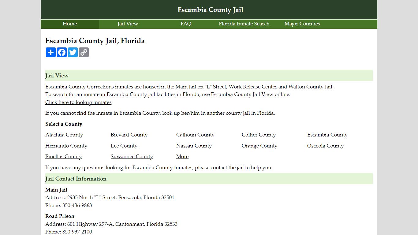 Escambia County Jail