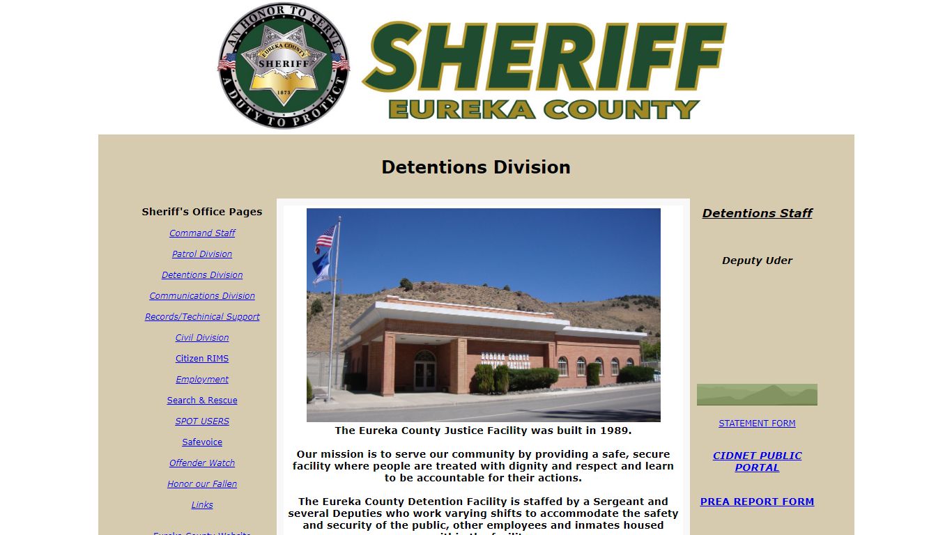 Eureka County Sheriff's Office