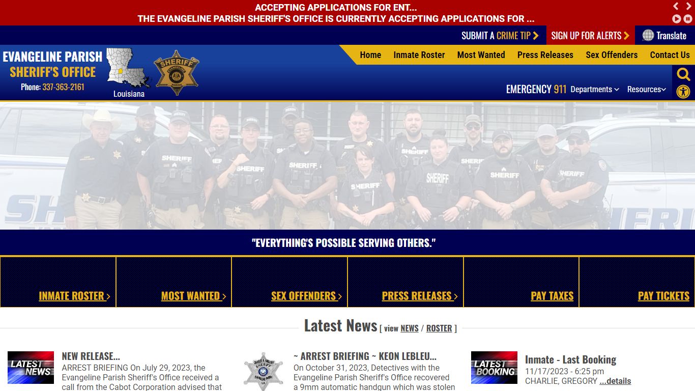 Evangeline Parish Sheriff's Office