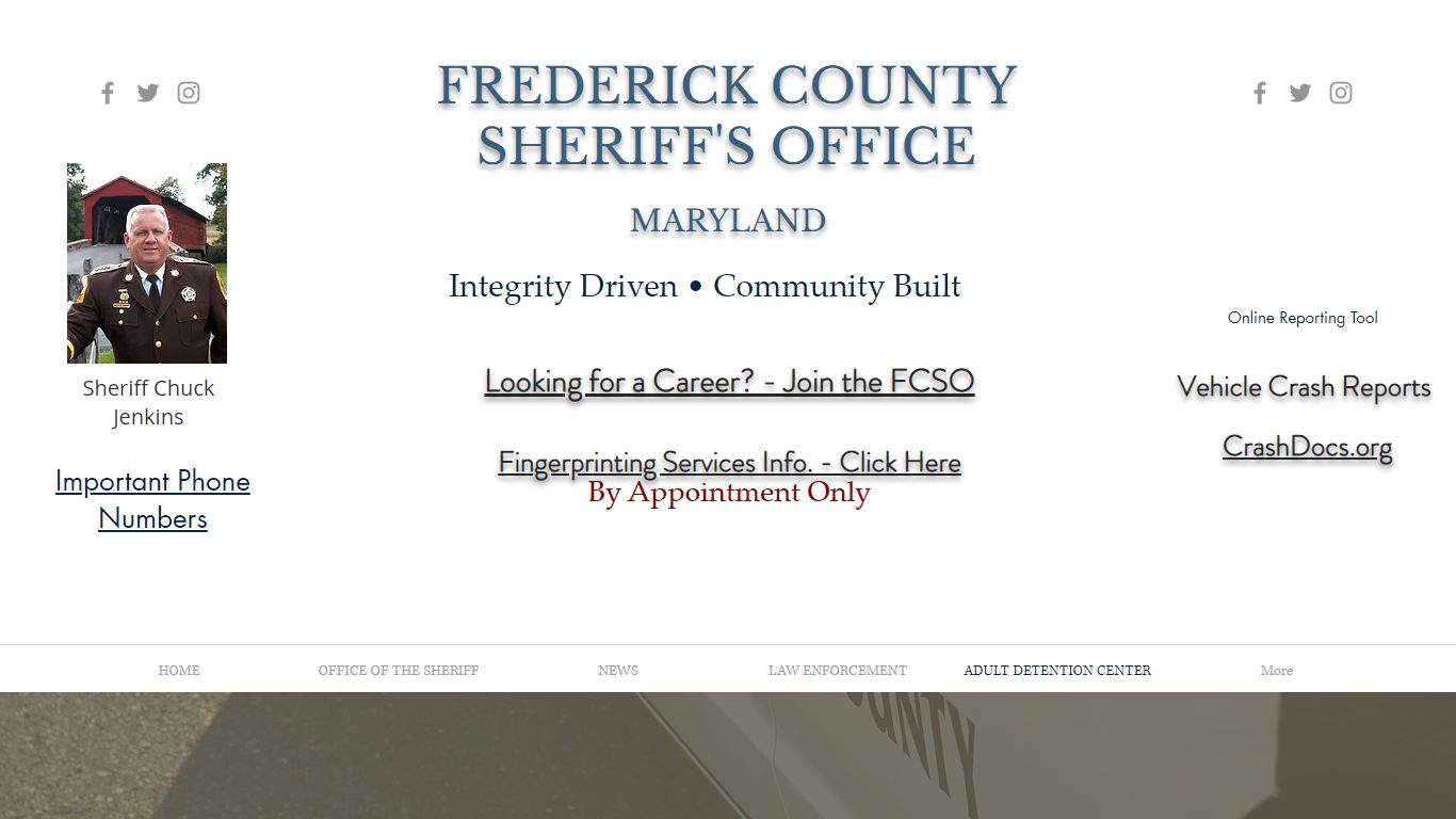 Frederick County Sheriff's Office, MD | Adult Detention Center