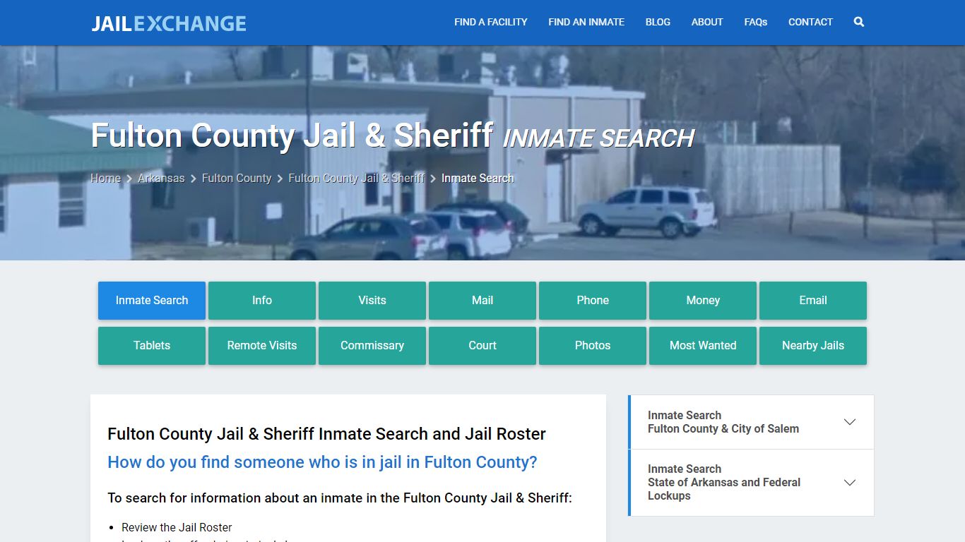 Fulton County Jail & Sheriff Inmate Search - Jail Exchange