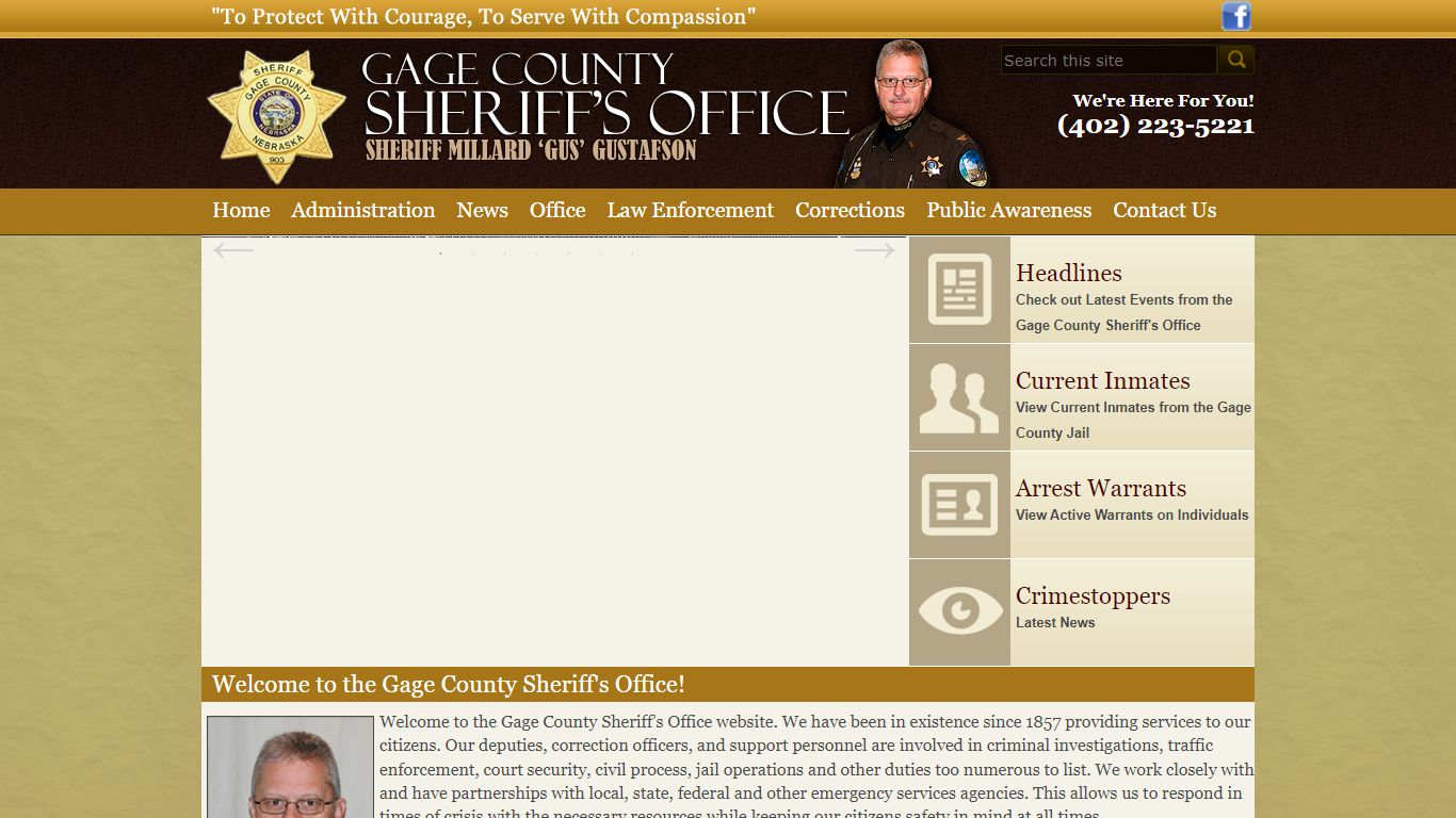 Current Inmates - Gage County Sheriff