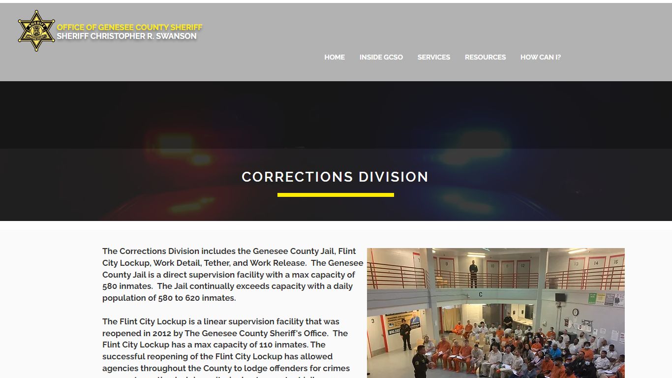 CORRECTIONS DIVISION | Gcso