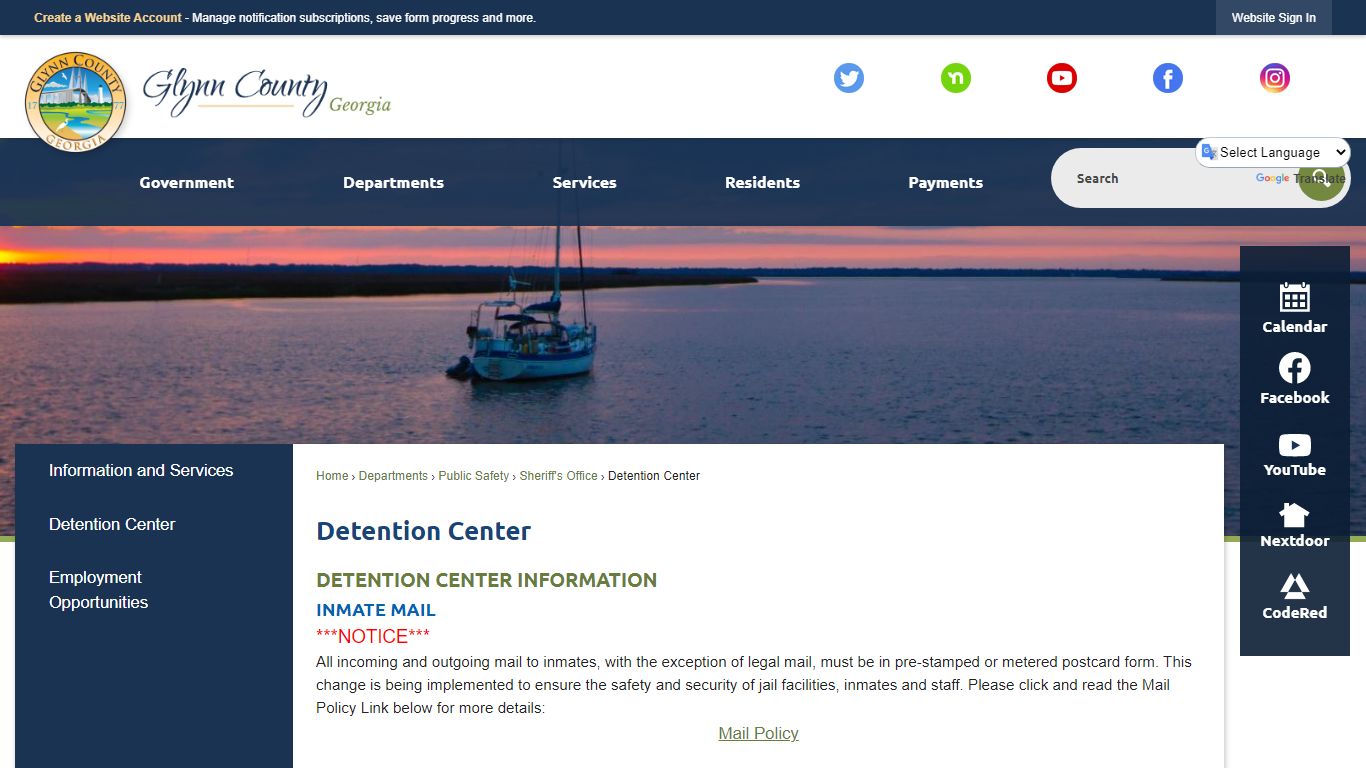 Detention Center | Glynn County, GA - Official Website