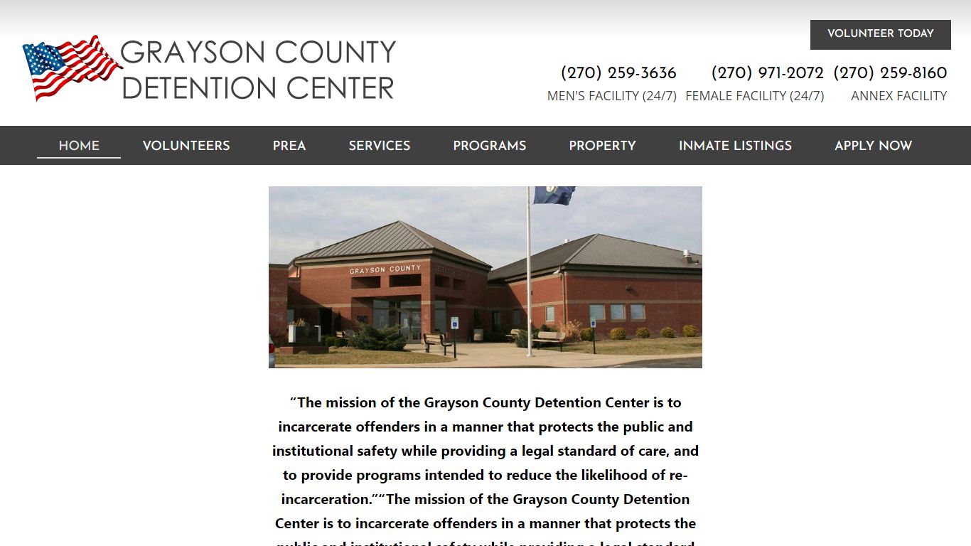 Detention Center | Kentucky - Grayson County Detention Center