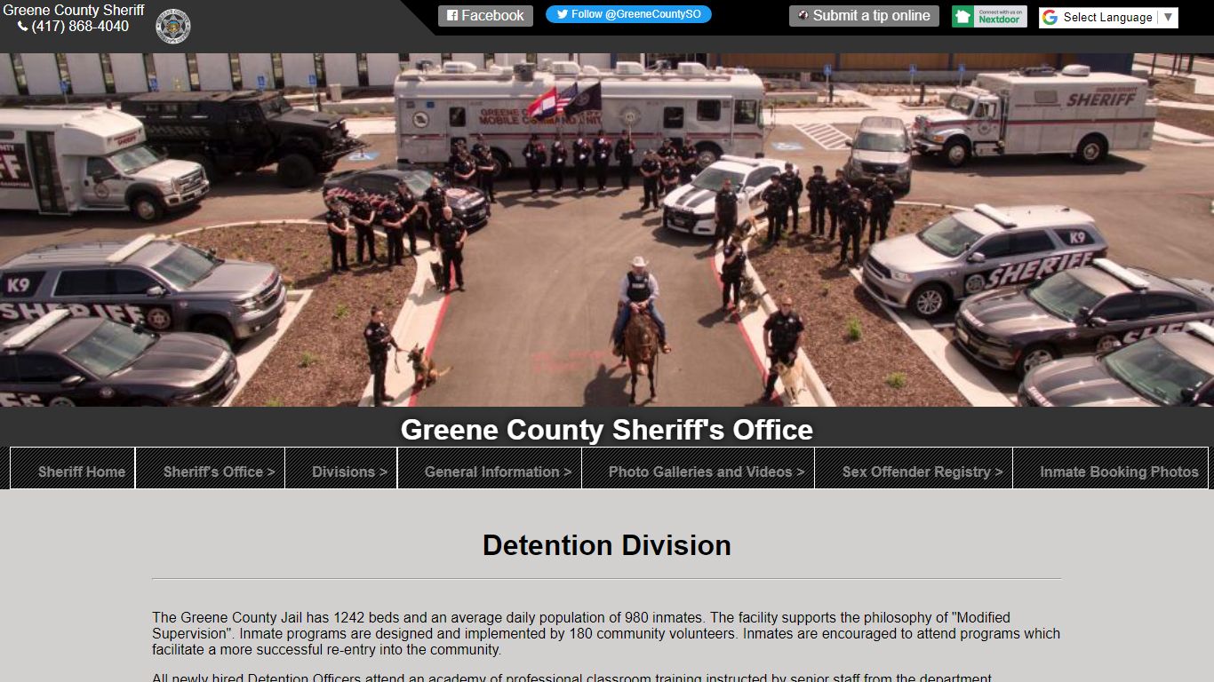 Detention Division - Greene County, Missouri