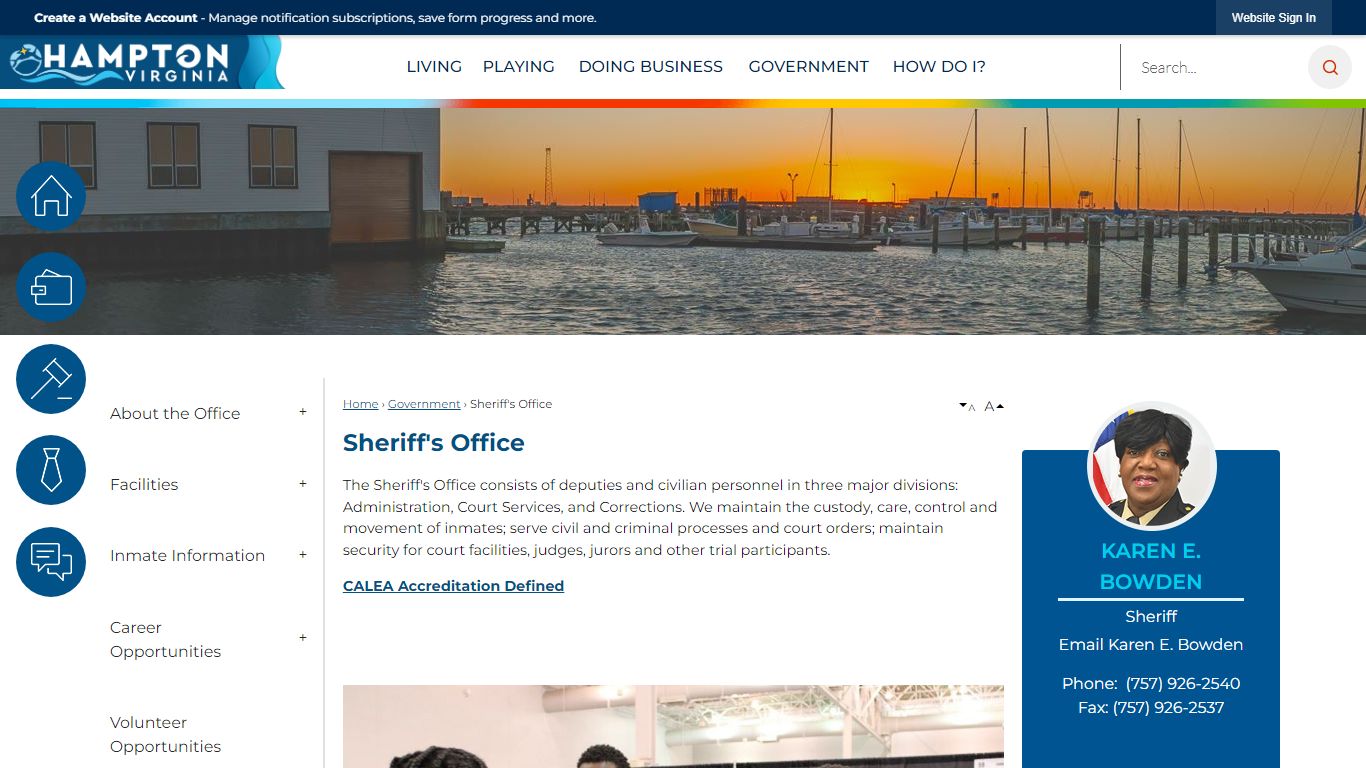 Sheriff's Office | Hampton, VA - Official Website