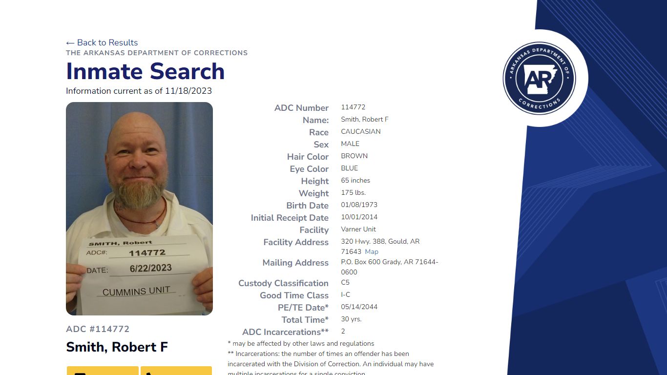 Inmate Search