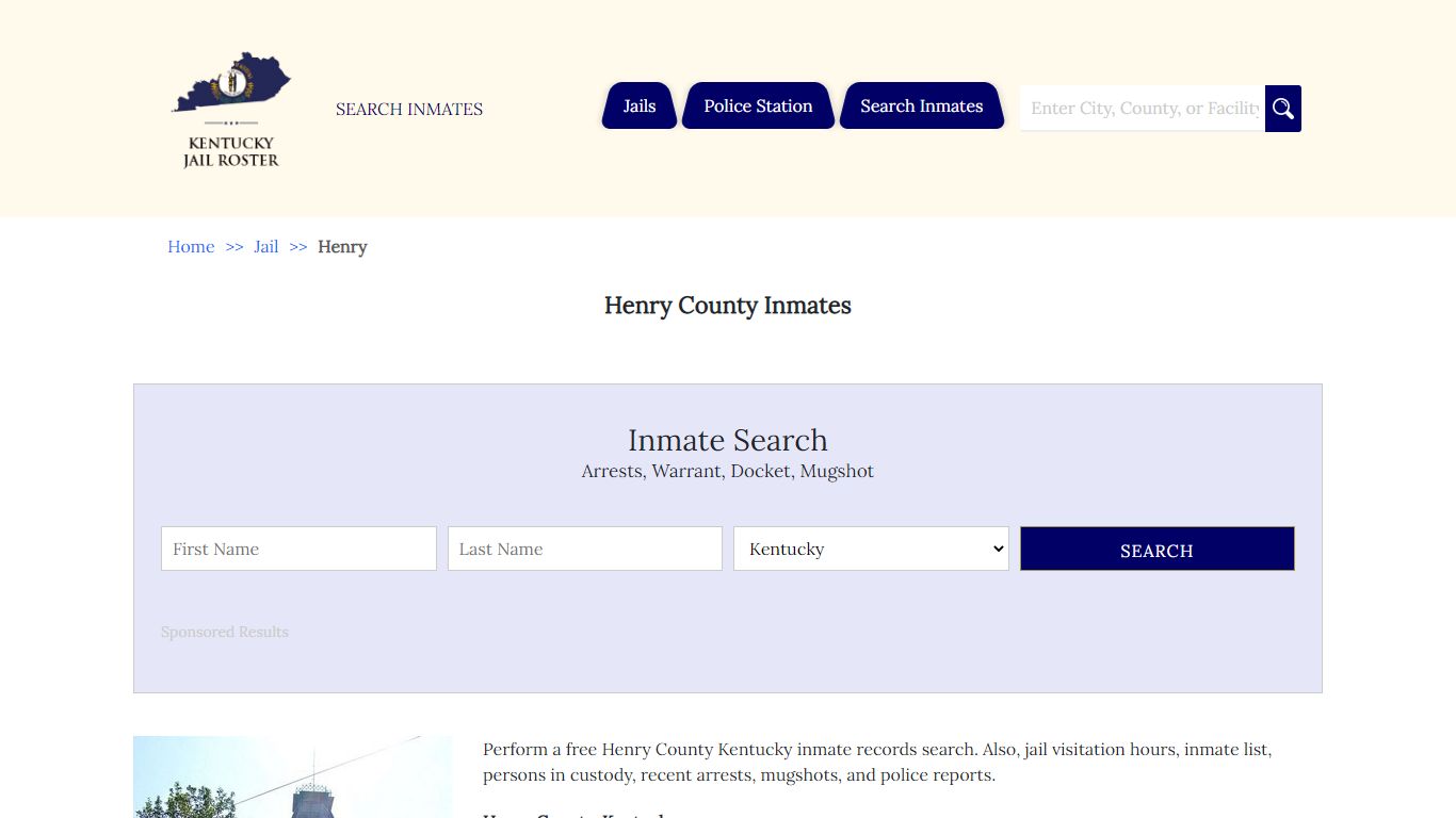Henry County Inmates | Jail Roster Search