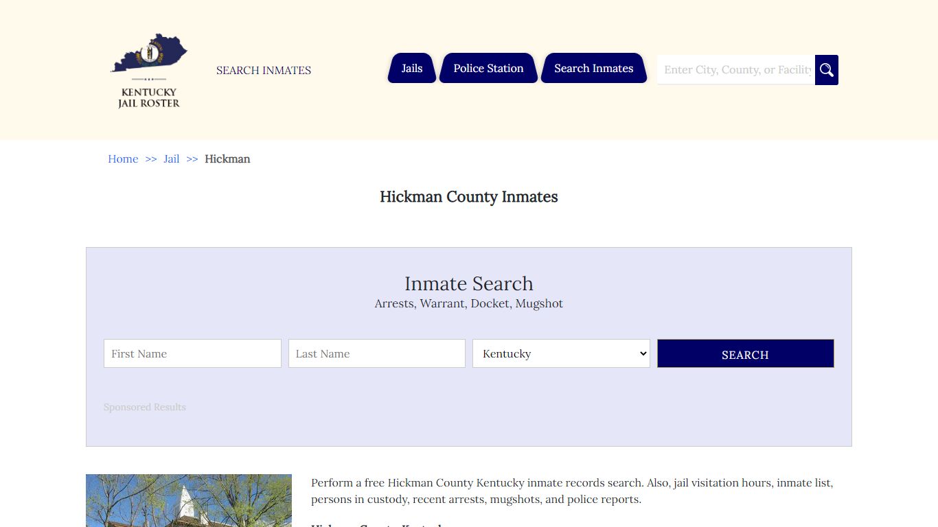 Hickman County Inmates | Jail Roster Search