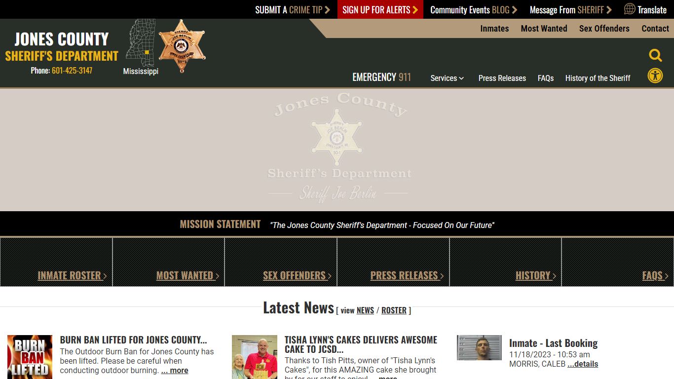 Jones County Sheriff MS