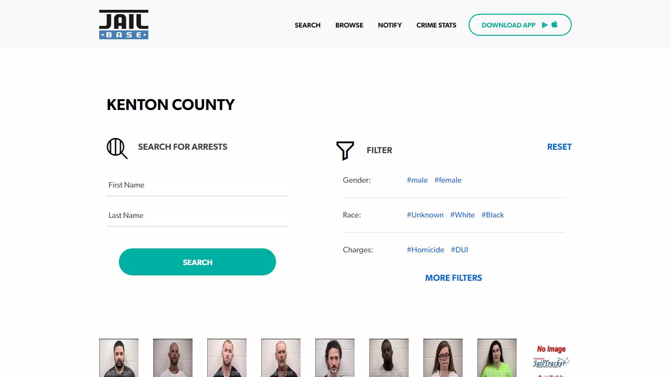 Kenton County Jail Inmate Search and Mugshots | JailBase