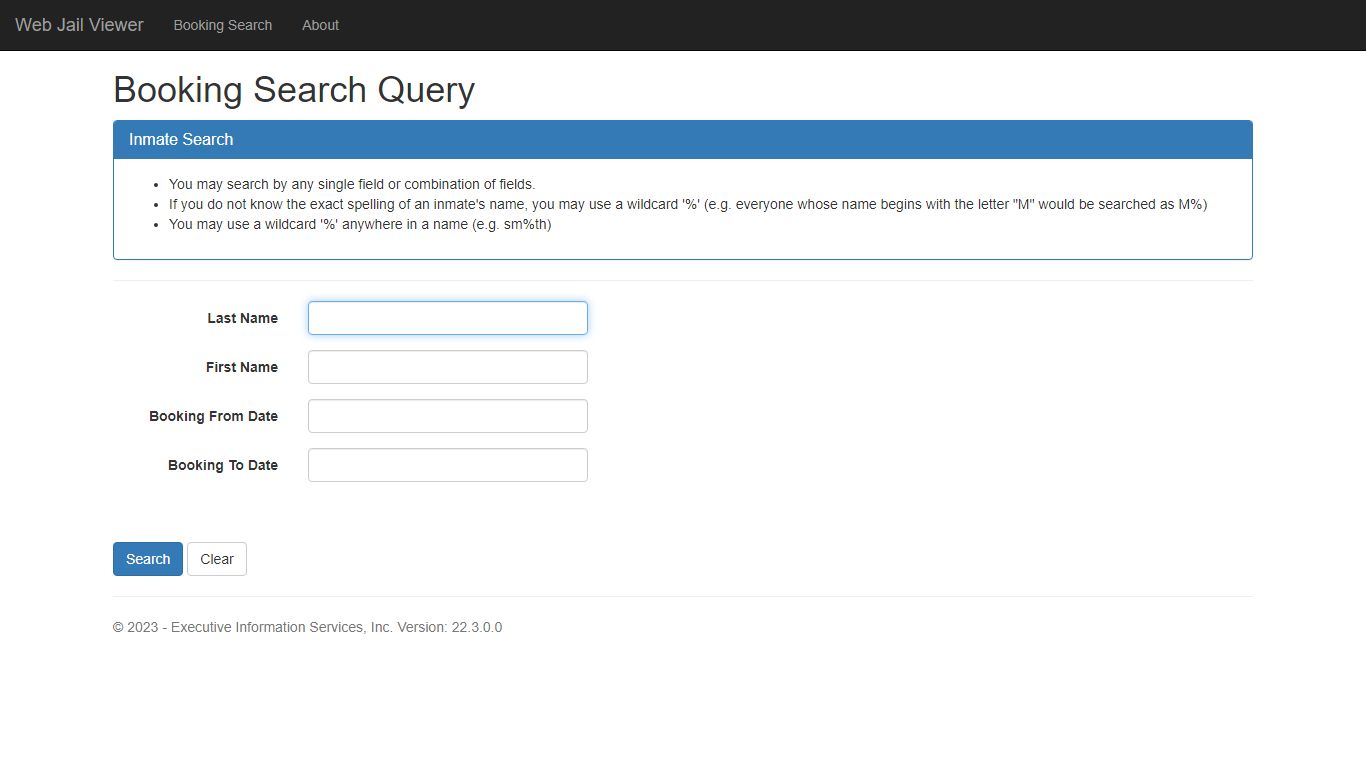 SelectListItems - Web Jail Viewer - Kitsap