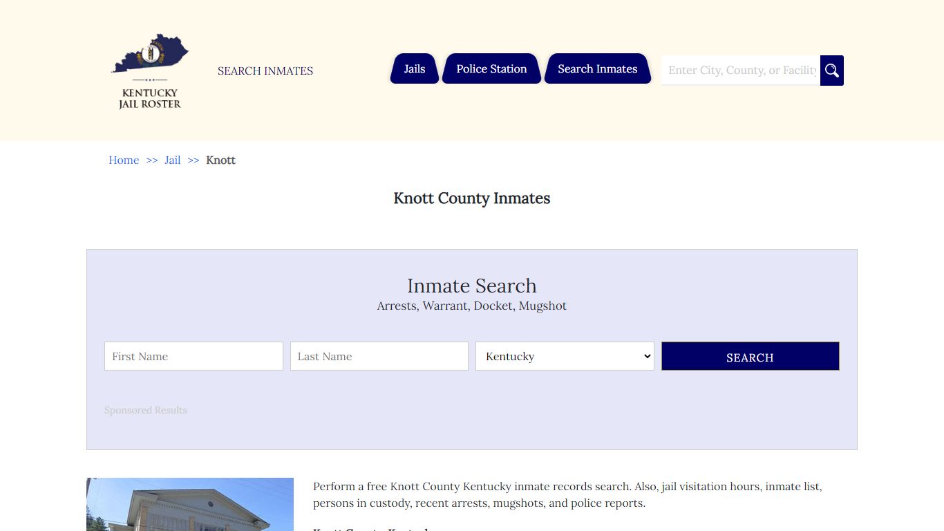 Knott County Inmates | Jail Roster Search