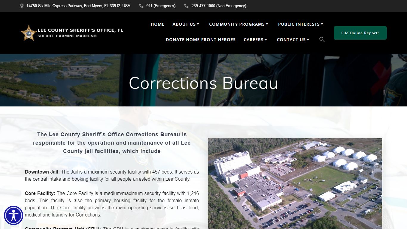 Corrections Bureau – Lee County Sheriff's Office