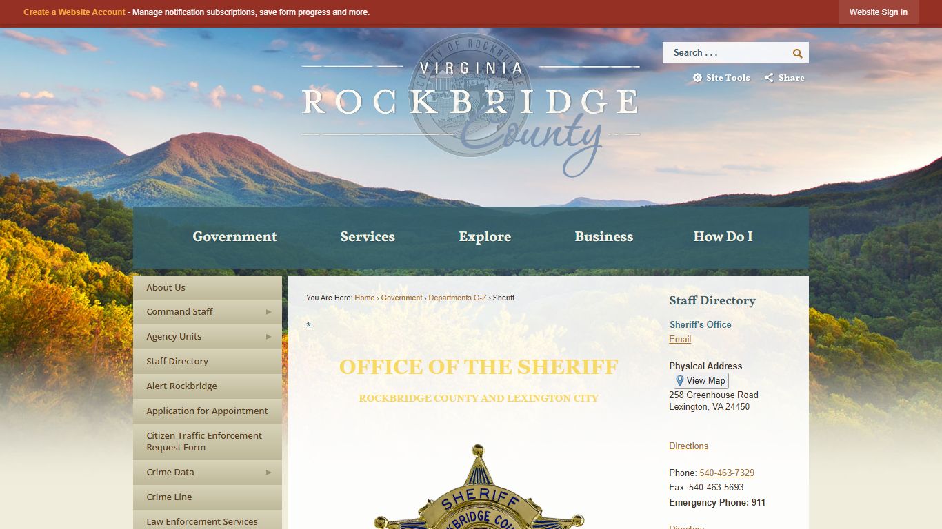 Rockbridge County, VA - Official Website