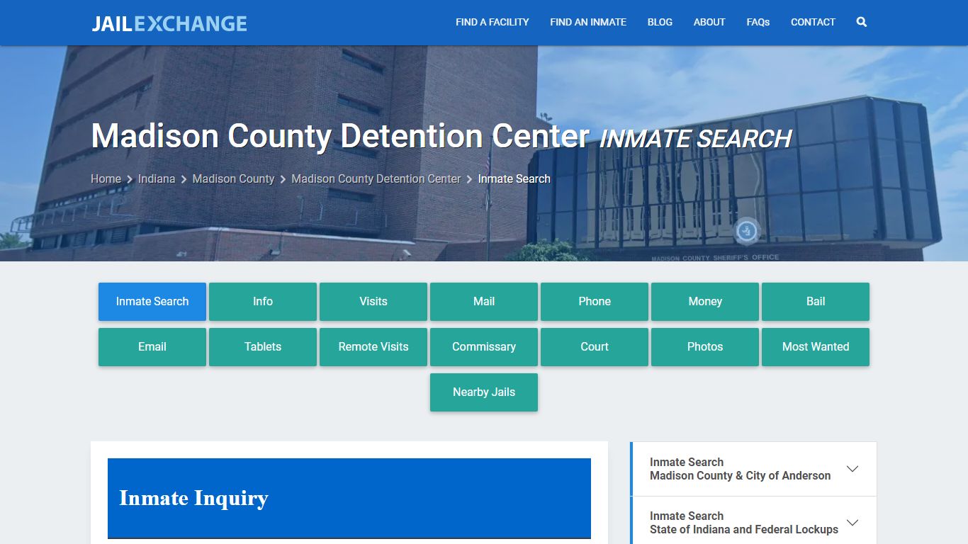 Madison County Detention Center Inmate Search - Jail Exchange