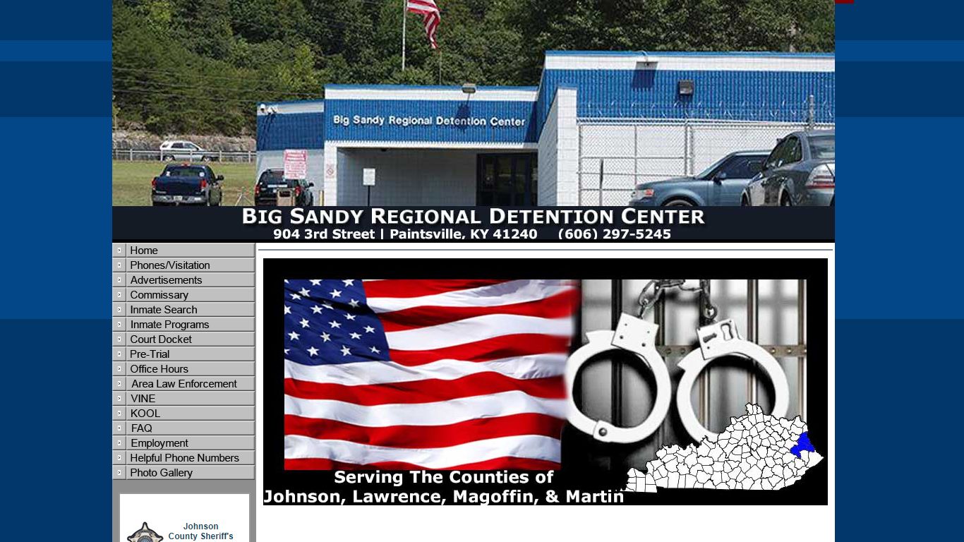 Welcome to the Big Sandy Regional Detention Center's Website