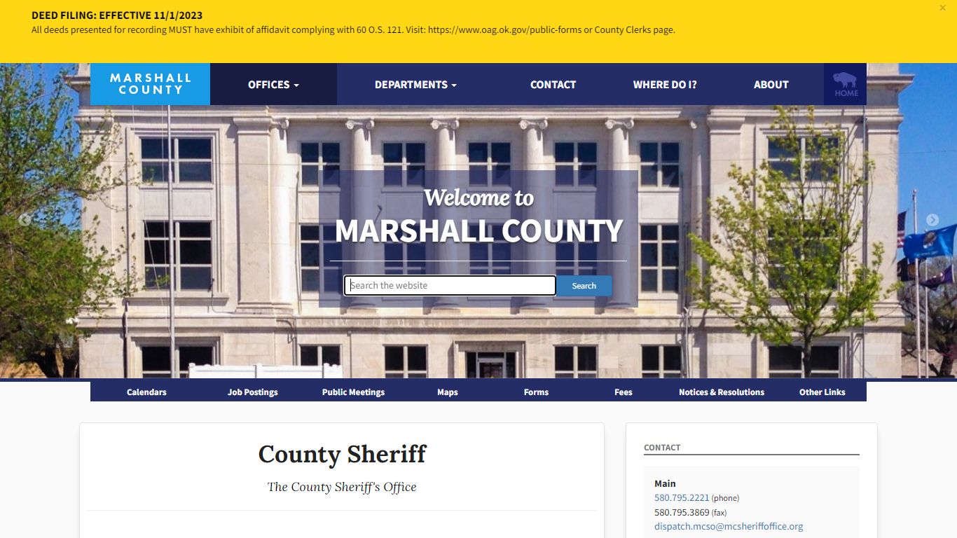 County Sheriff - OKCounties.org