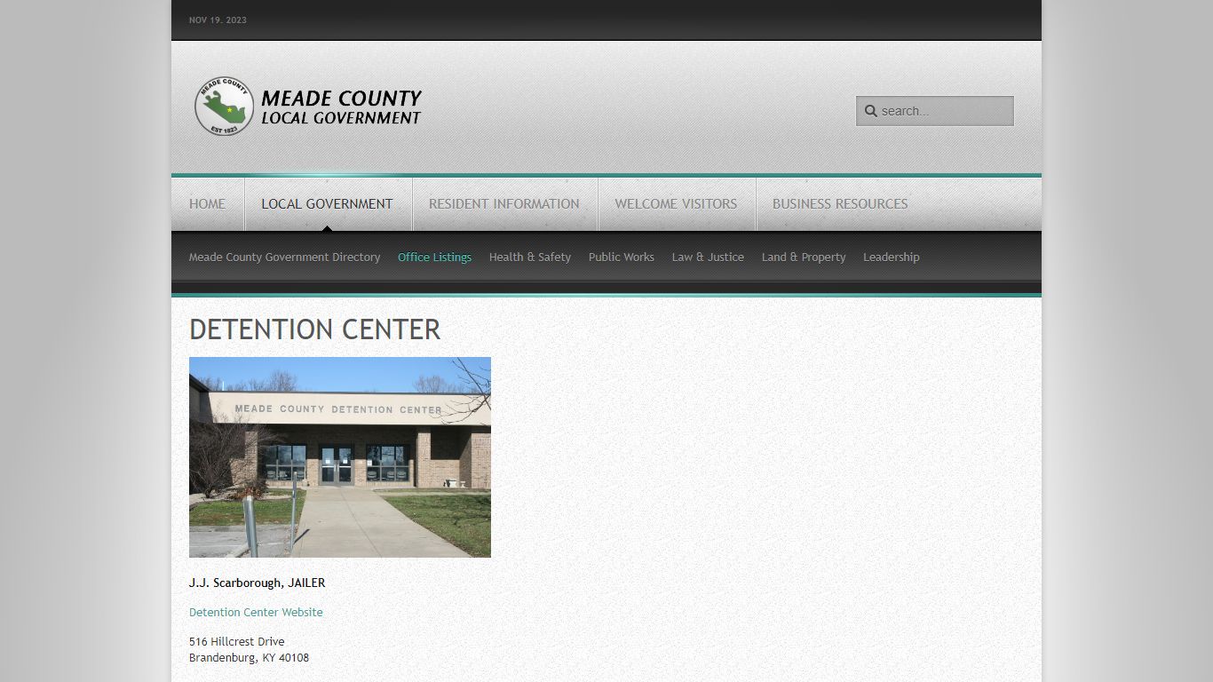 Meade County Detention Center » Meade County
