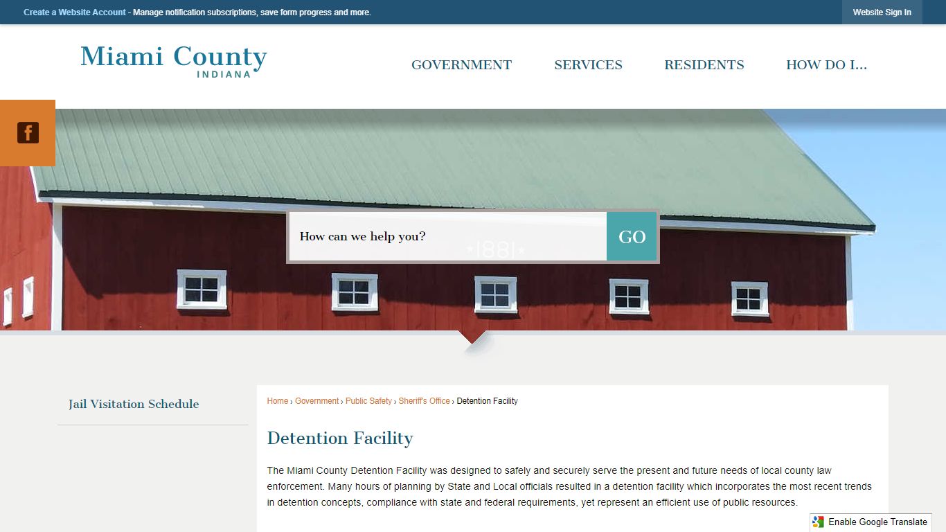 Detention Facility | Miami County, IN