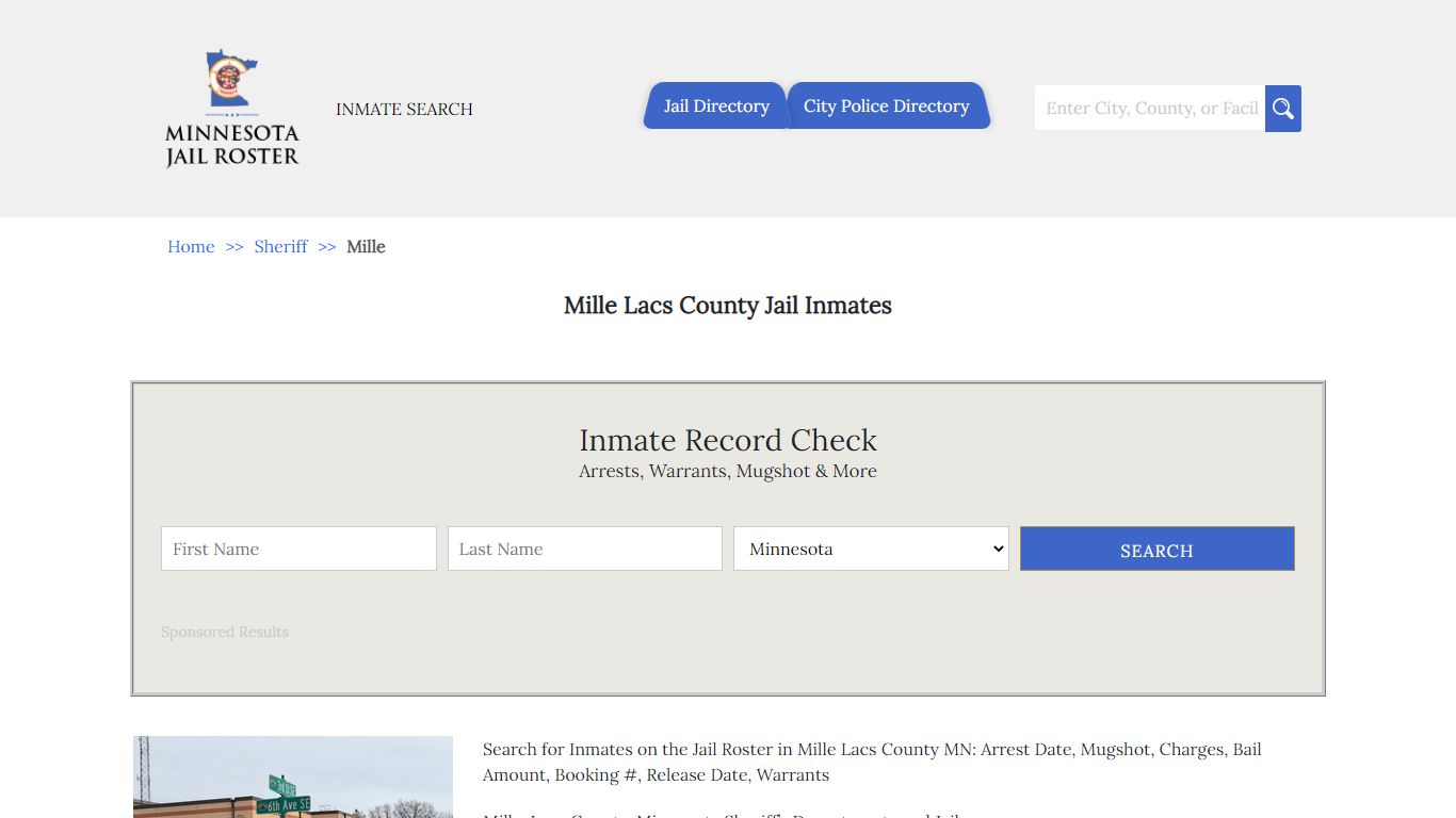 Mille Lacs County Jail Inmates | Jail Roster Search - Minnesota Jail Roster