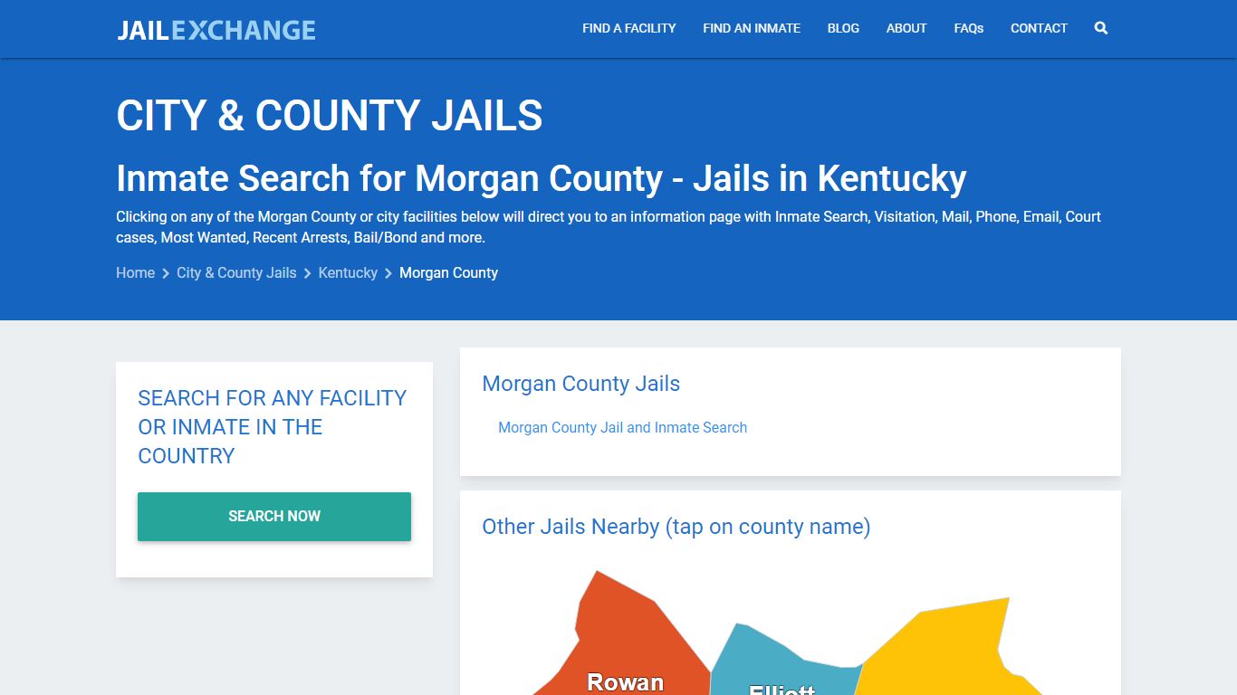 Inmate Search for Morgan County | Jails in Kentucky - Jail Exchange