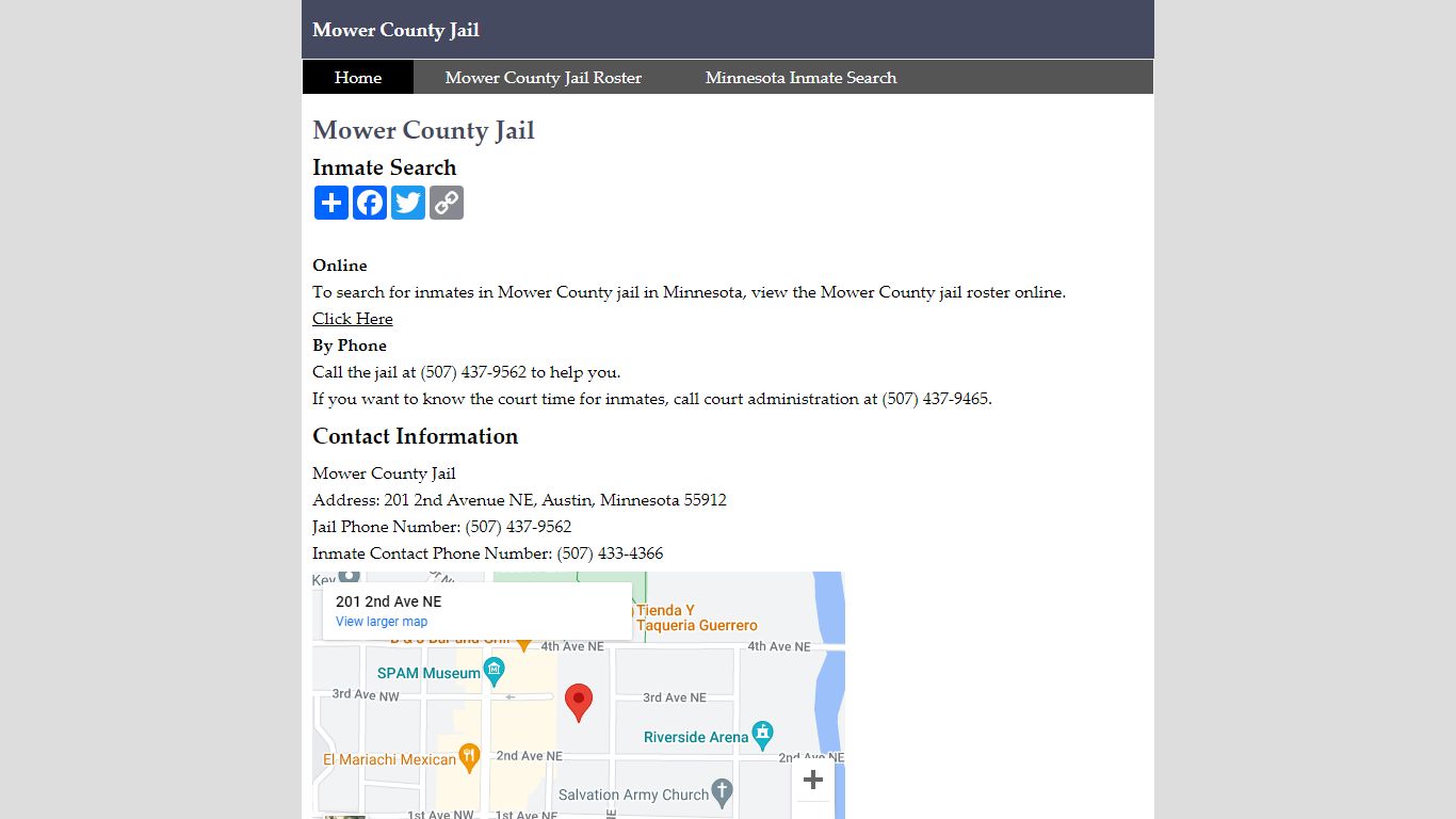 Mower County Jail