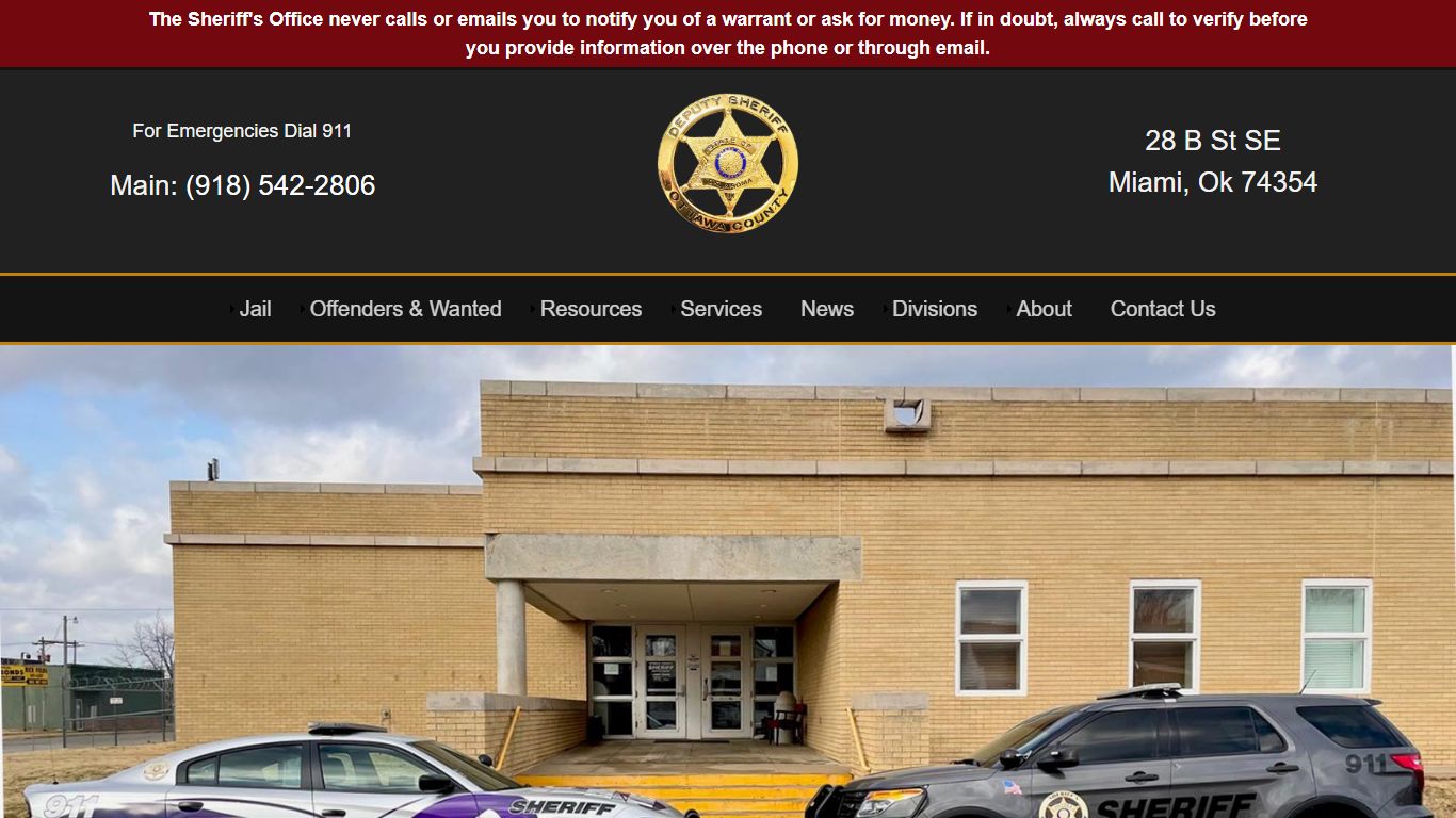 Ottawa County Sheriff's Office Ottawa OK