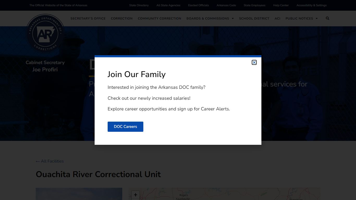 Ouachita River Correctional Unit - Arkansas Department of Corrections