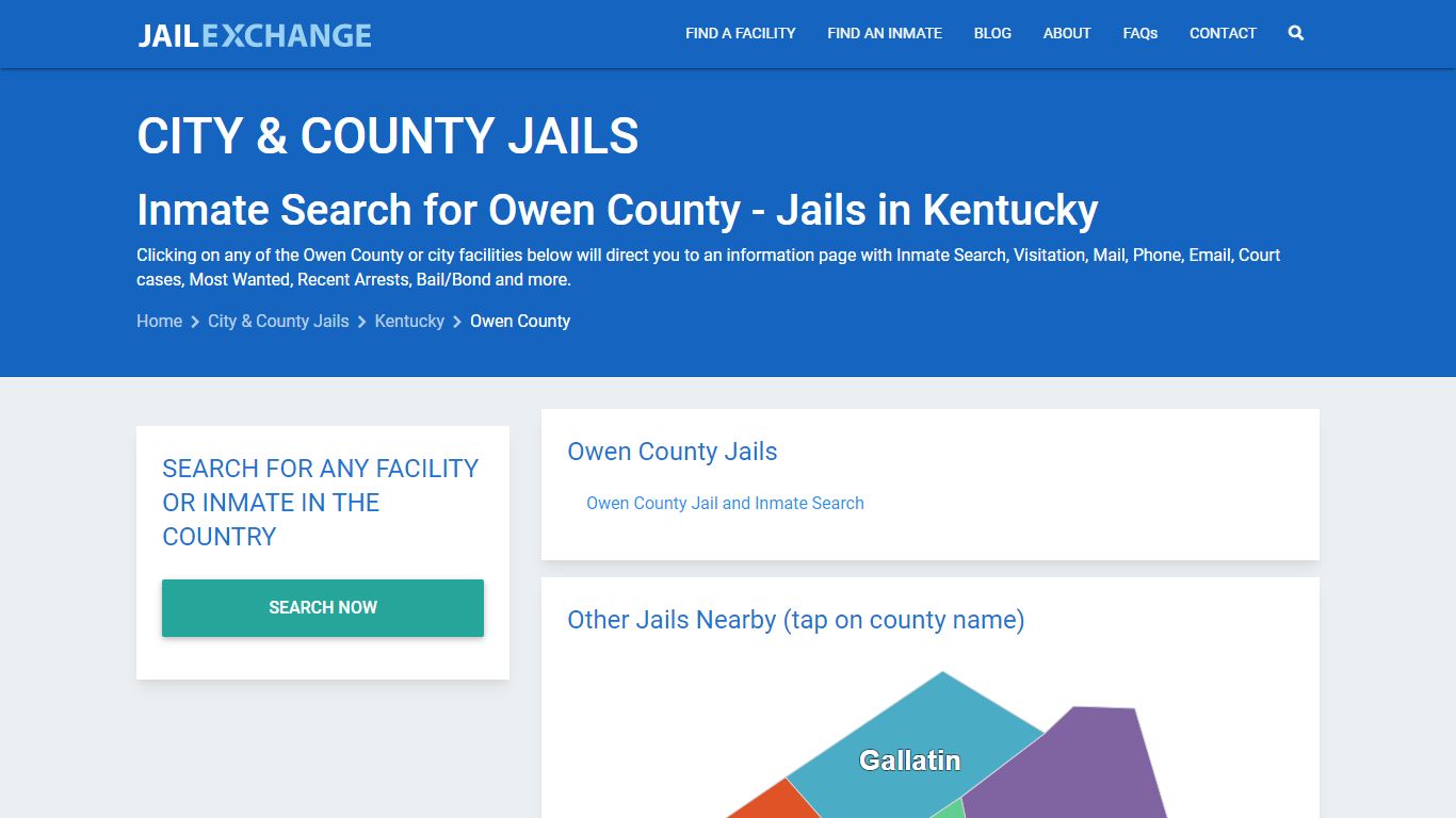 Inmate Search for Owen County | Jails in Kentucky - Jail Exchange