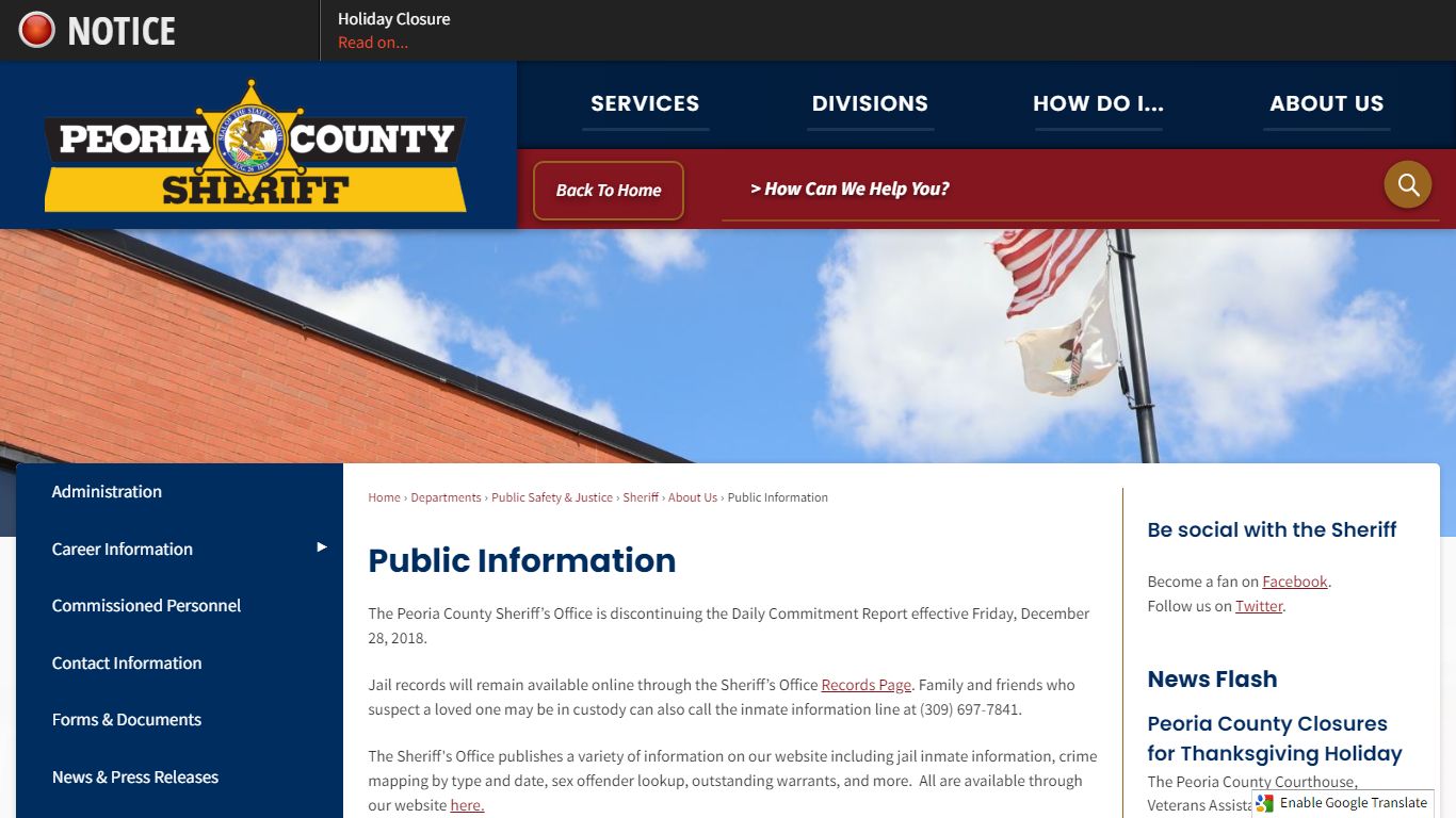 Public Information | Peoria County, IL