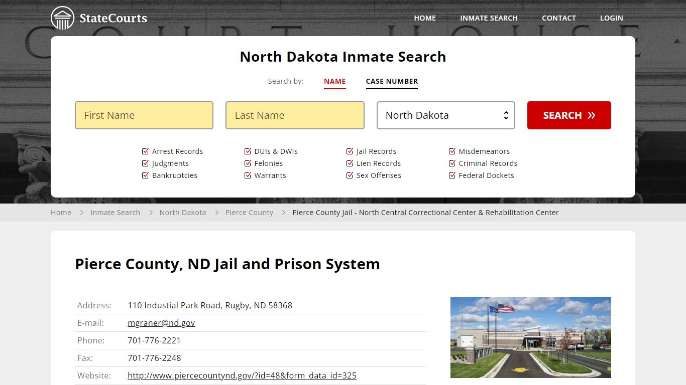 Pierce County Jail - North Central Correctional Center & Rehabilitation ...