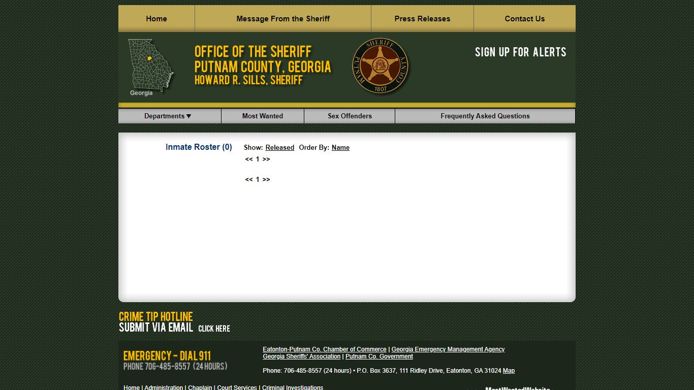 Inmate Roster - Current Inmates Booking Date Descending - Putnam County ...