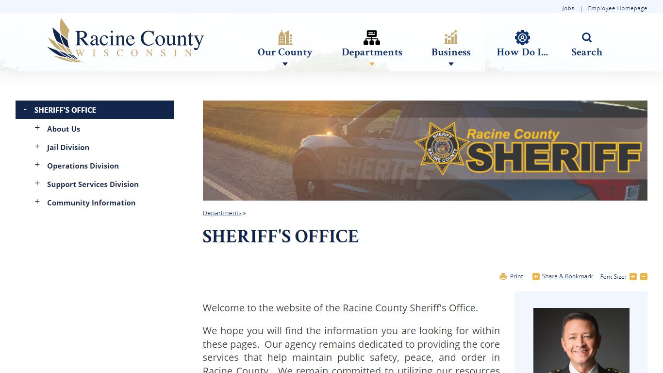 SHERIFF'S OFFICE | Racine County, WI