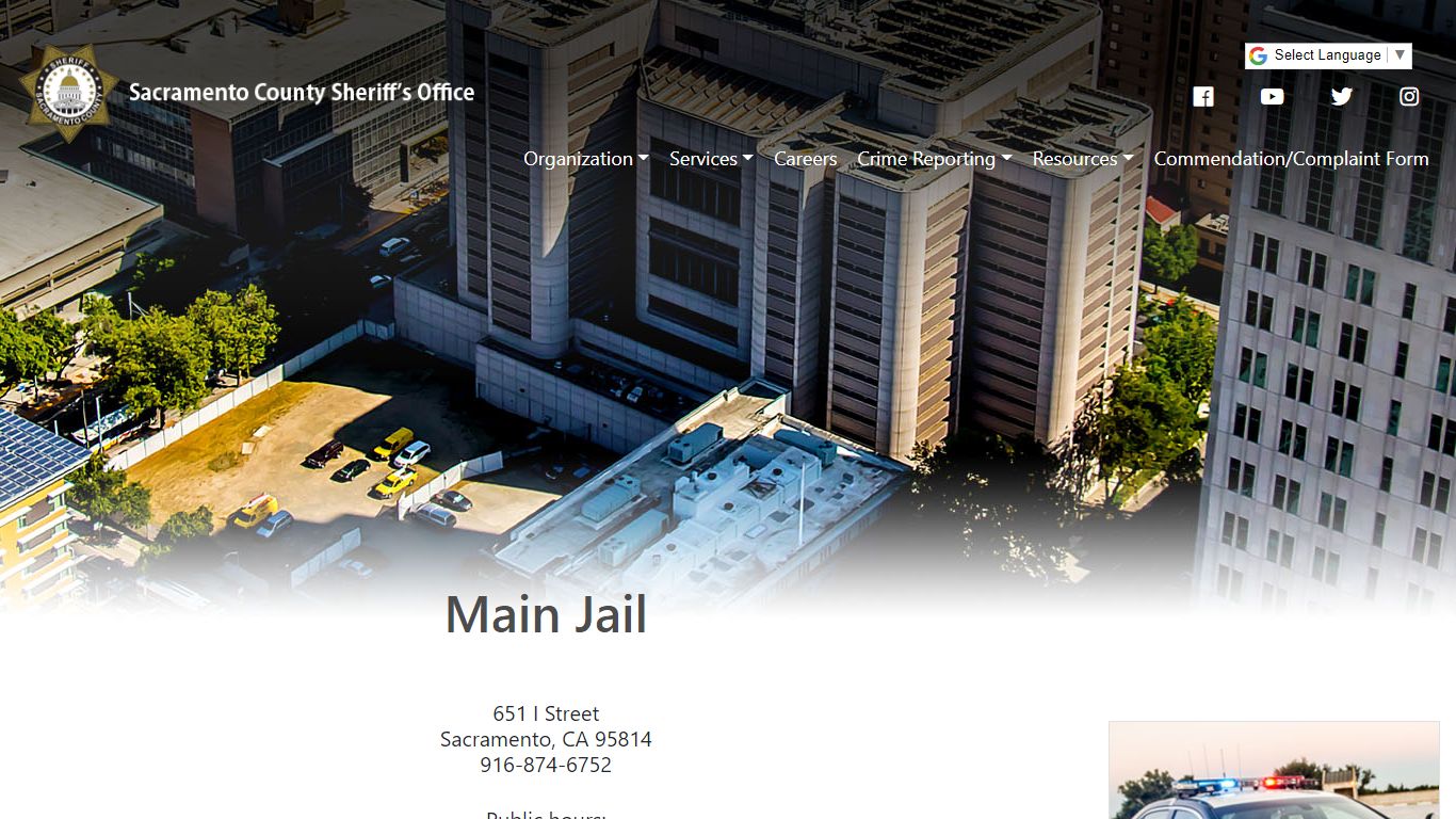 Main Jail - Sac Sheriff