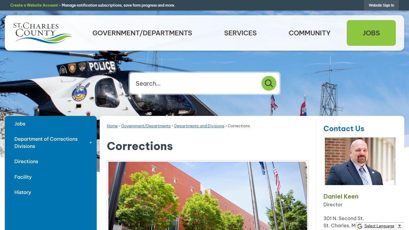 Corrections | St Charles County, MO - Official Website