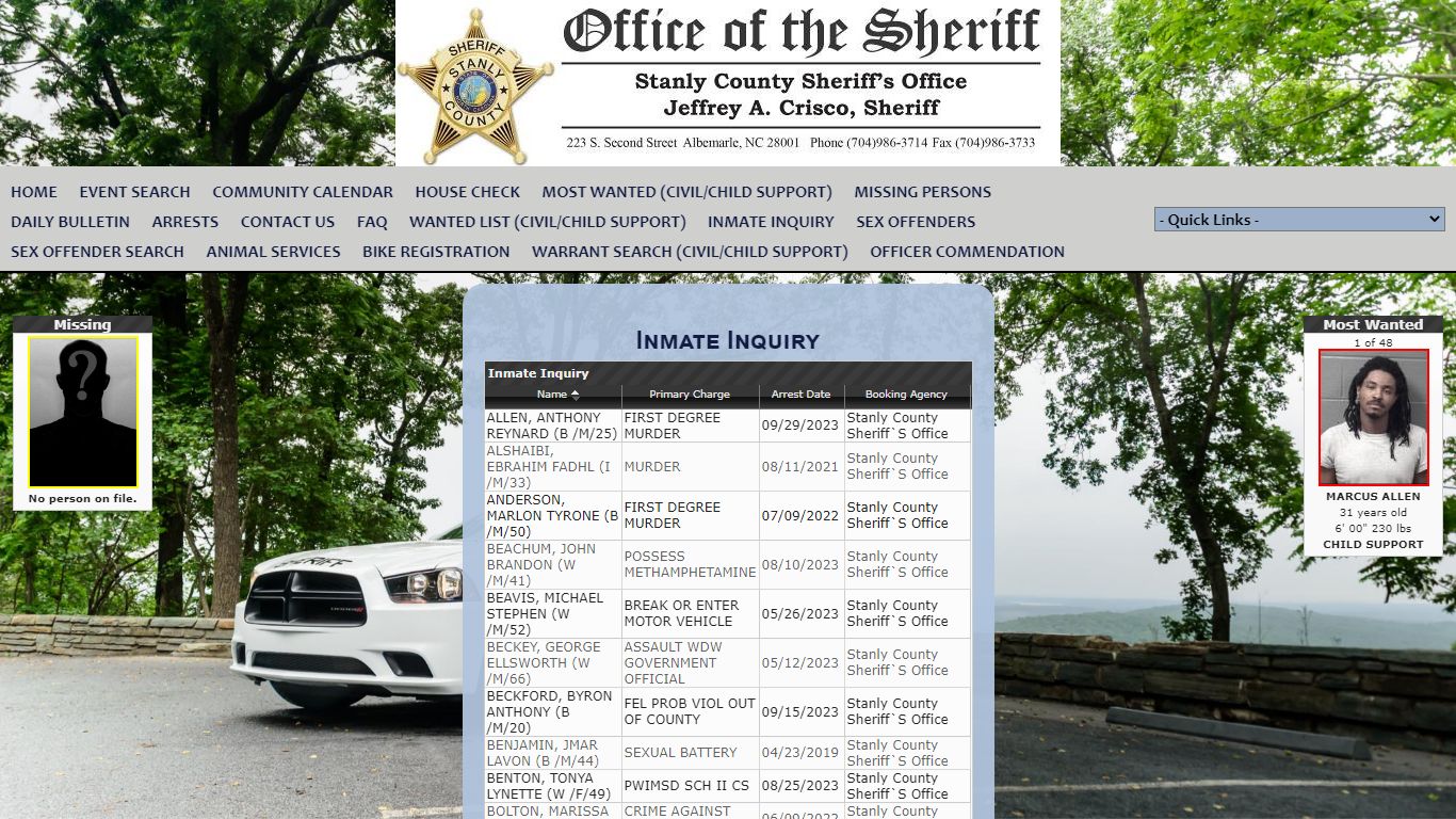 Stanly County Sheriff's Office P2C