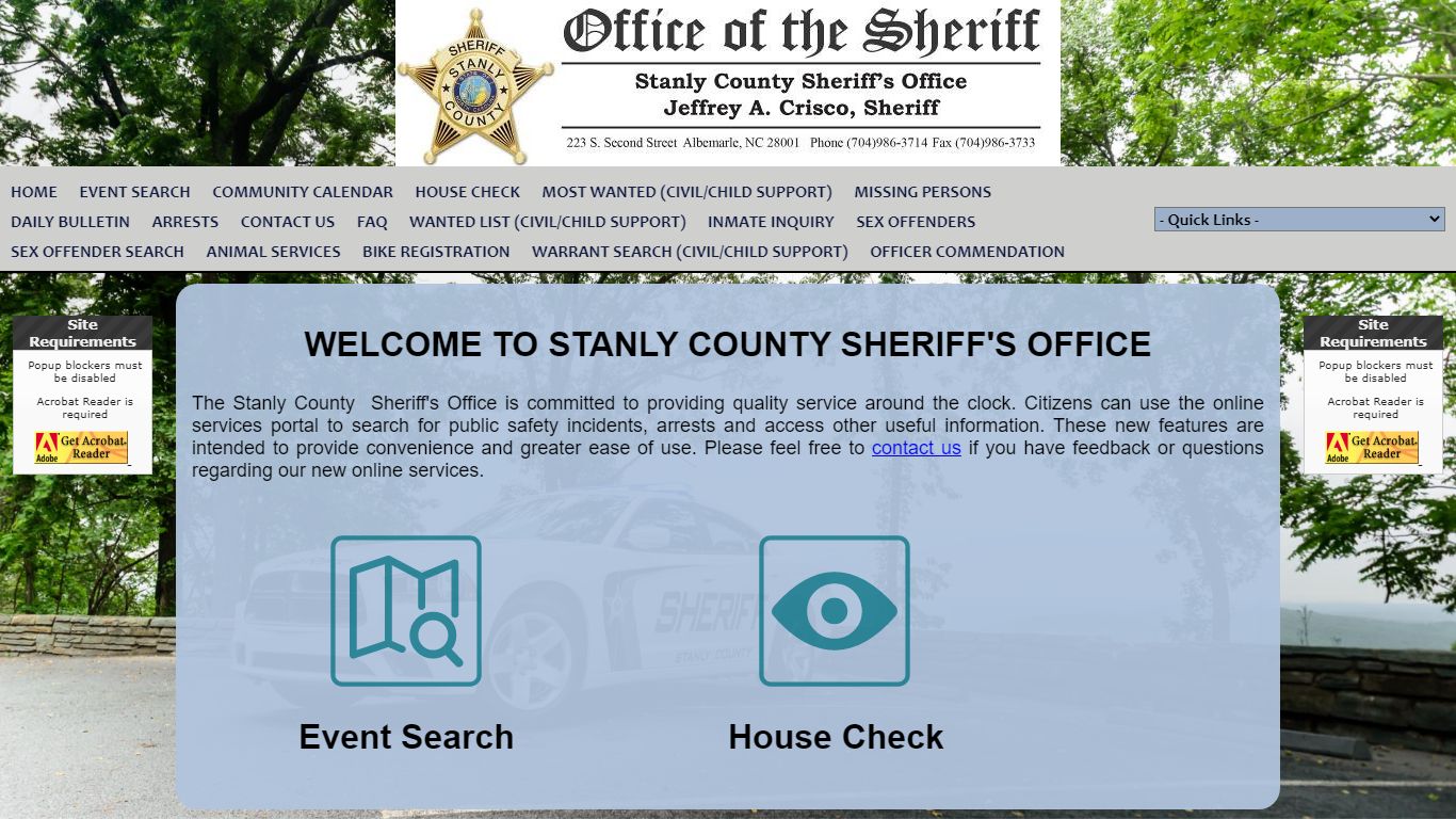 Stanly County Sheriff's Office P2C