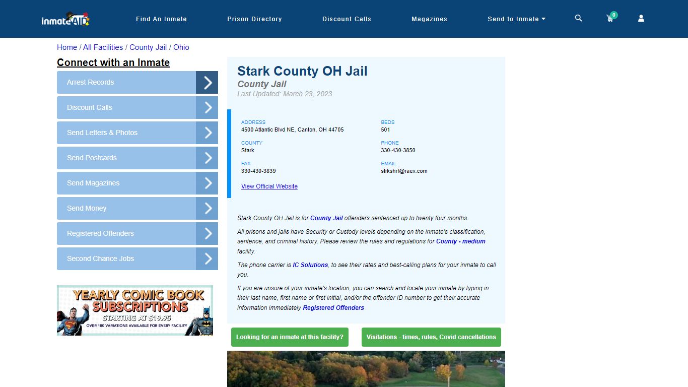 Stark County OH Jail - Inmate Locator - Canton, OH