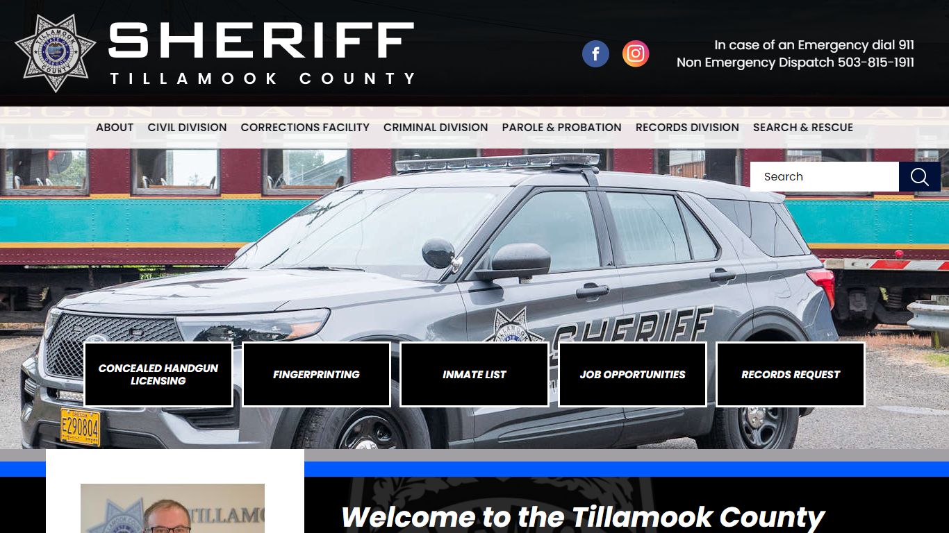 Sheriff's Office / Jail | Tillamook County OR