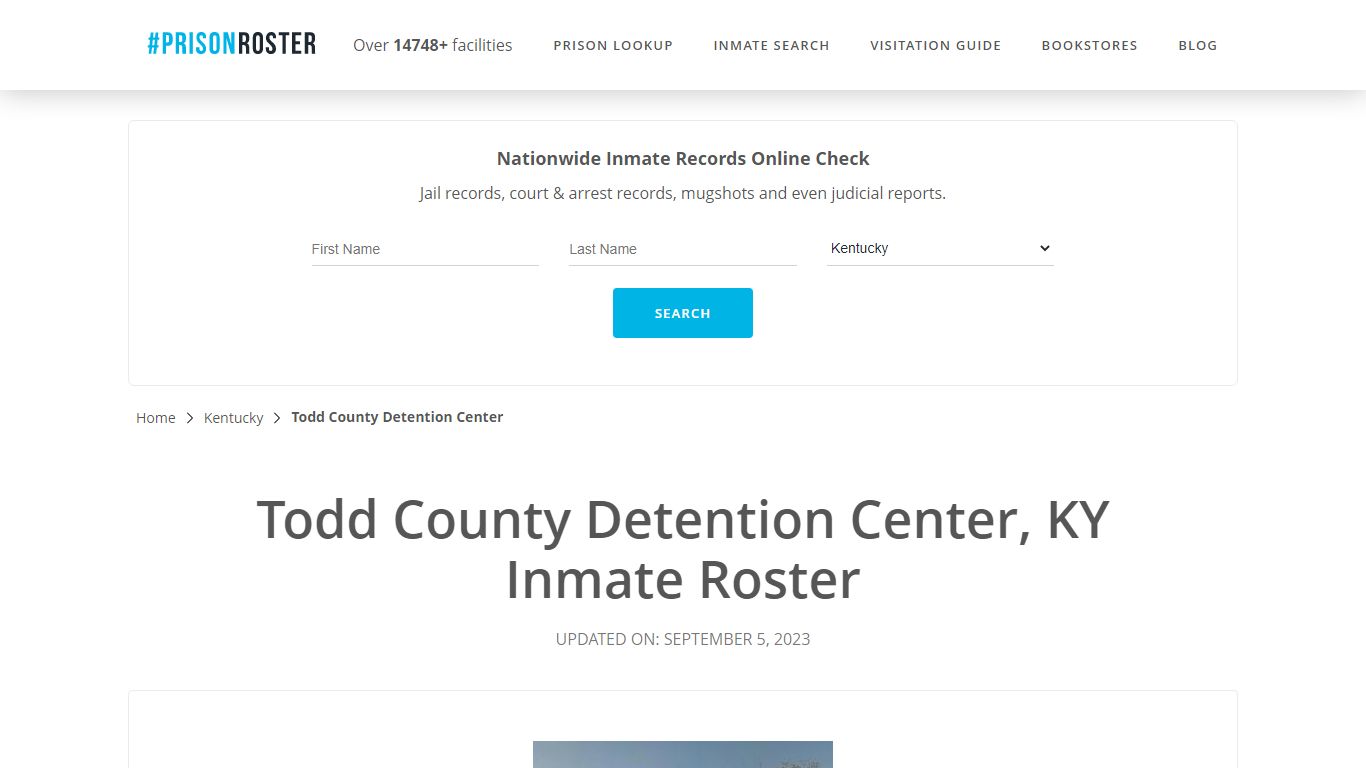 Todd County Detention Center, KY Inmate Roster - Prisonroster