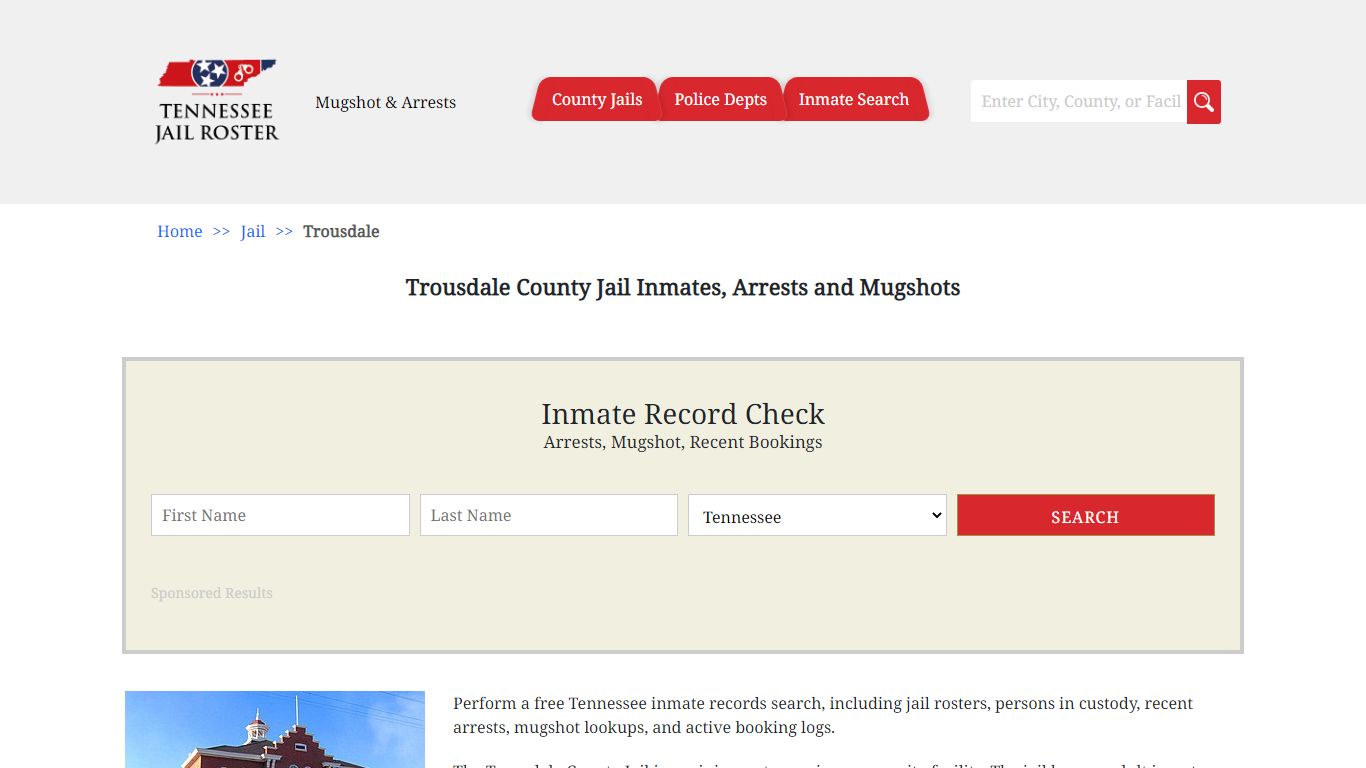 Trousdale County Jail Inmates, Arrests and Mugshots