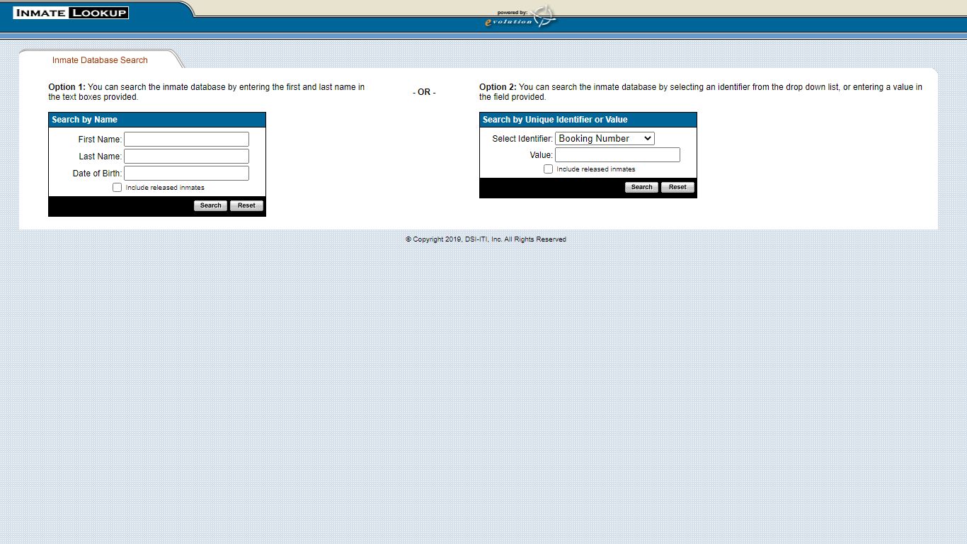 Inmate Lookup Tool - County of Union