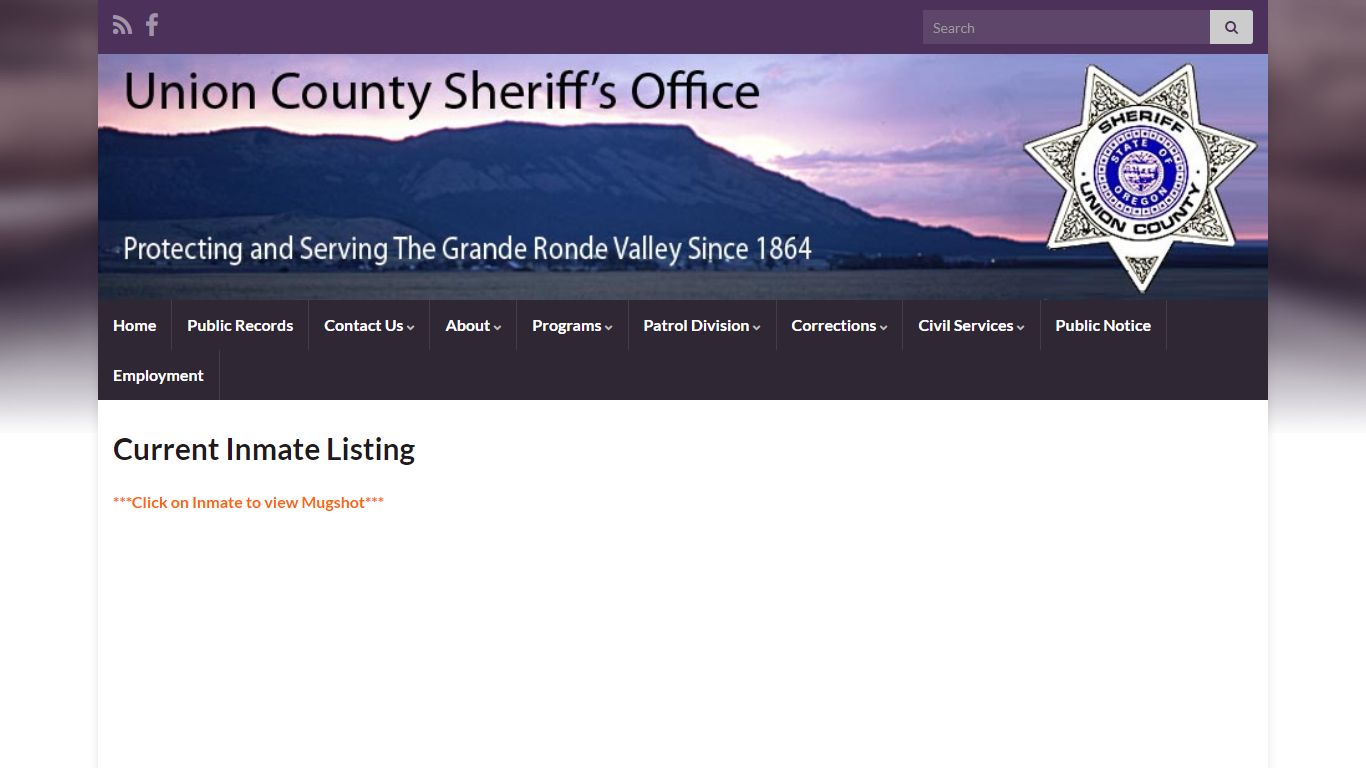 Current Inmate Listing – unioncountysheriff.us