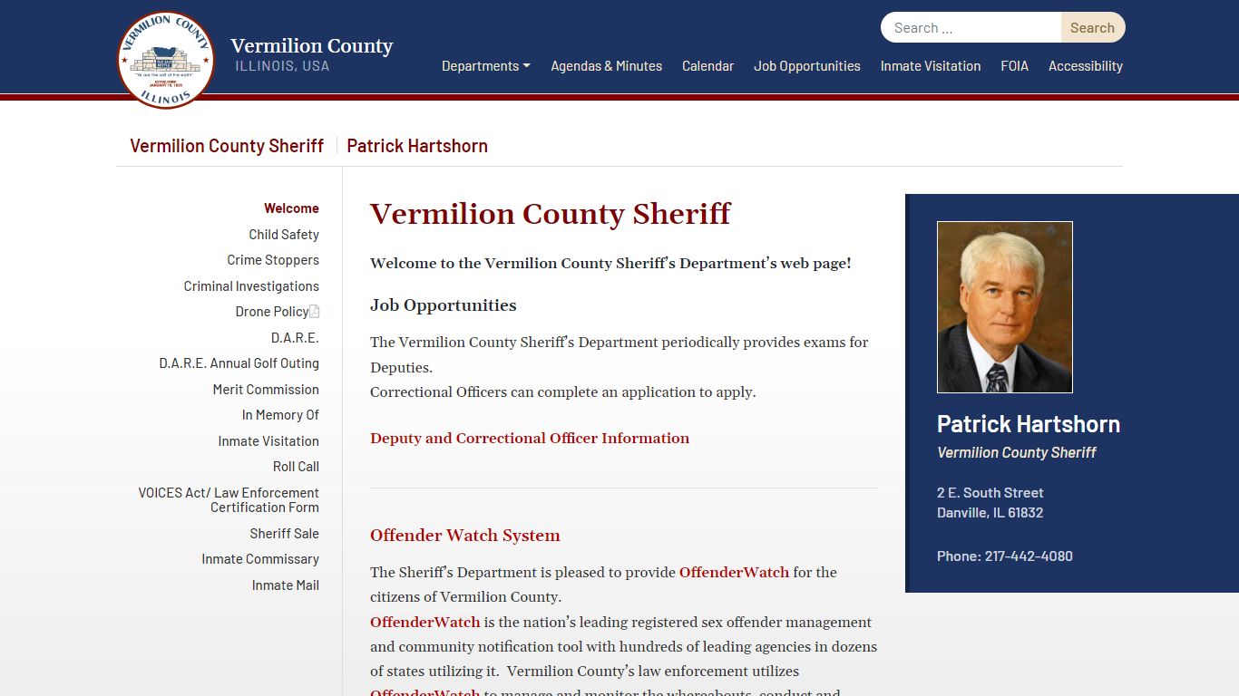 Sheriff - Vermilion County