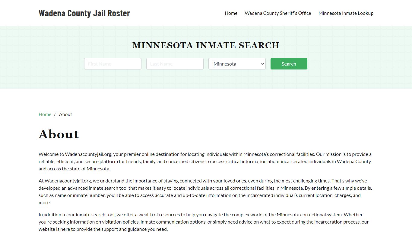 About - wadenacountyjail.org