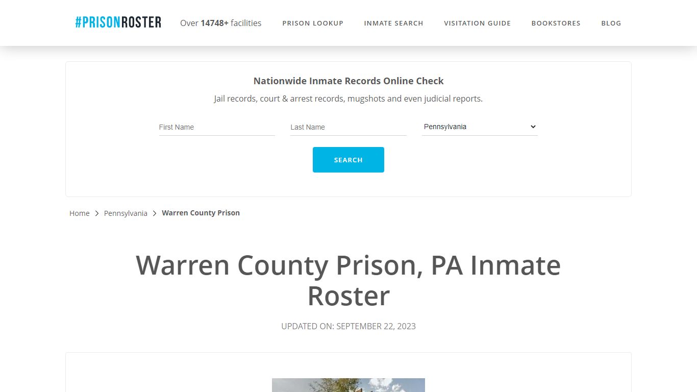 Warren County Prison, PA Inmate Roster - Prisonroster