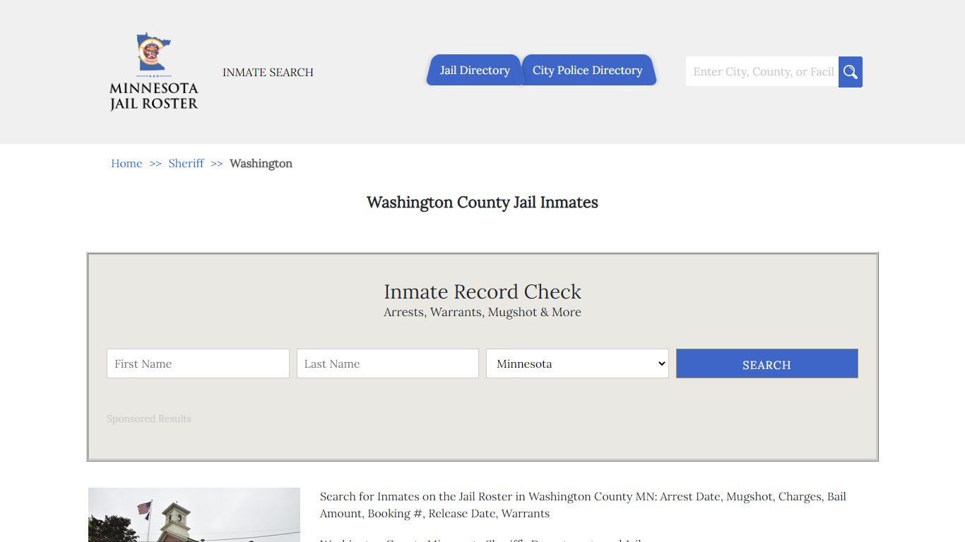 Washington County Jail Inmates | Jail Roster Search - Minnesota Jail Roster